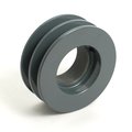 Tritan Two Groove Cast Iron Sheave Bore Type, 3.95-in. Outside Dia., Bushing Sold Separately 2AK41H